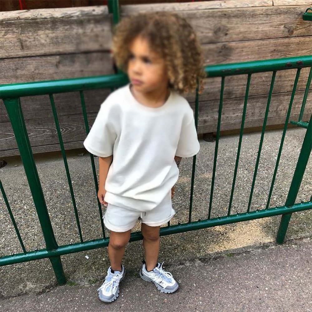 Wholesale Two Piece Kids Clothes Set Cotton Short Sleeve Boys Clothing Sets Summer 2023