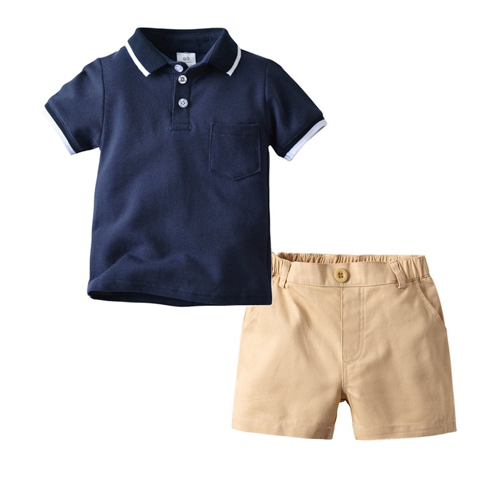 Summer Boy Clothes Short Sleeve T Shirt Boys Clothing Set