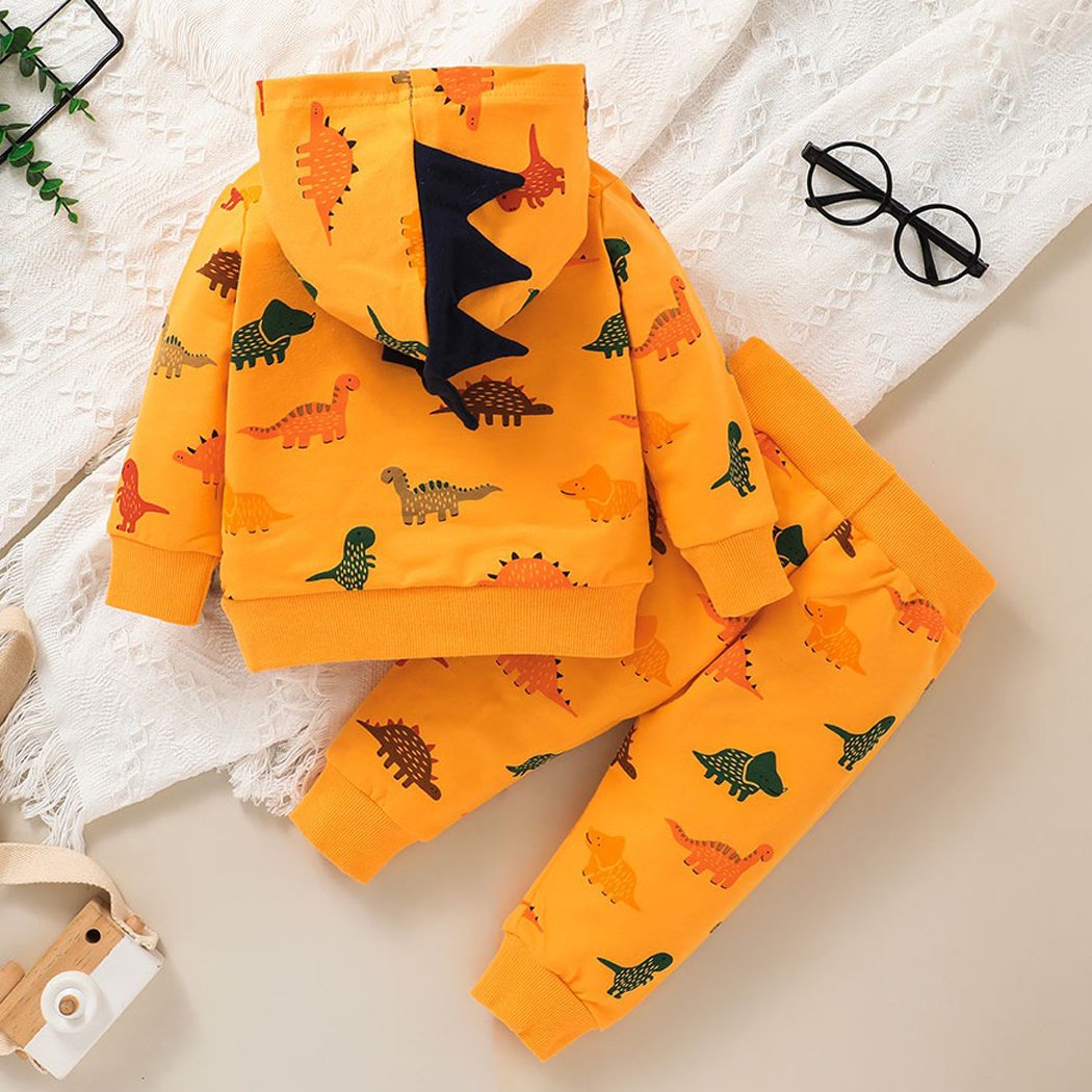 Toddler Baby Boys Clothes Hooded Sweatshirt +Pants Winter Kids Tracksuit Child Boy Clothing Set