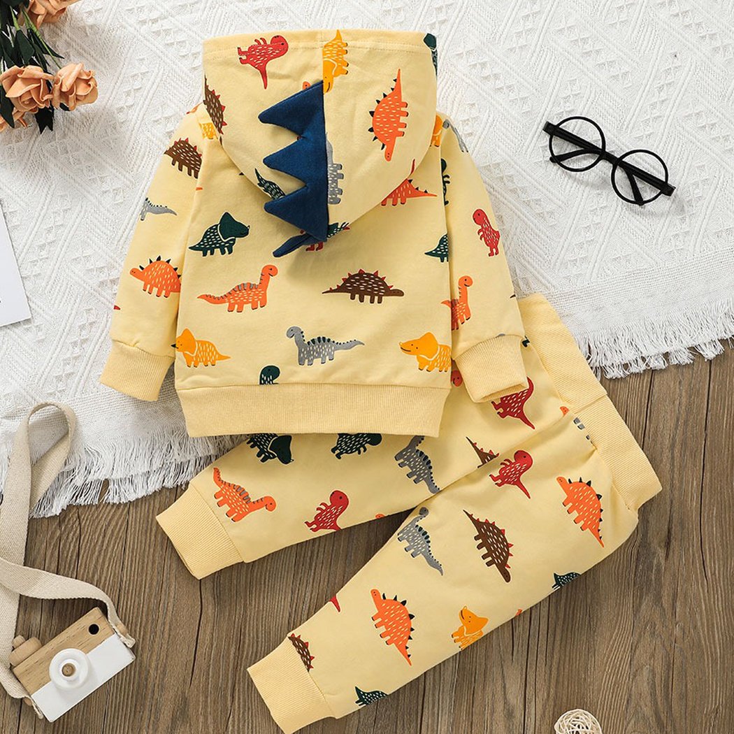 Toddler Baby Boys Clothes Hooded Sweatshirt +Pants Winter Kids Tracksuit Child Boy Clothing Set