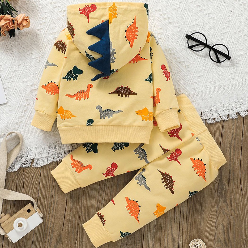 Toddler Baby Boys Clothes Hooded Sweatshirt +Pants Winter Kids Tracksuit Child Boy Clothing Set