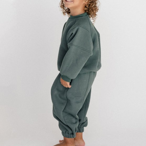 Custom Cotton Boys Suit Clothes Long Jersey Set Sweat Shirt and Pant Set 2pic Boy and Girl Clothing Set Sport Kids Wear