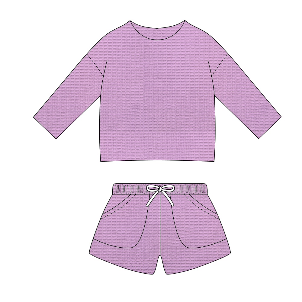 Wholesale black striped knitted cotton toddler boys clothing sets summer oversize polo raglan shirt kids boy shorts set