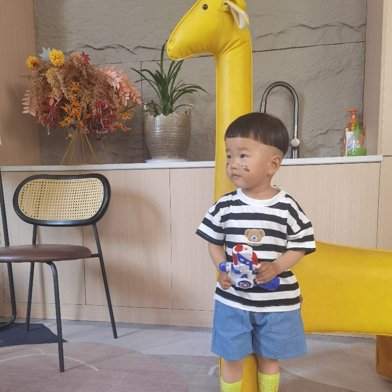 Hot Sale 2024 Summer Style Children Clothing Sets Baby Boy Clothes Short Sleeve Cartoon Printed Casual Wear Kids Wear Cotton