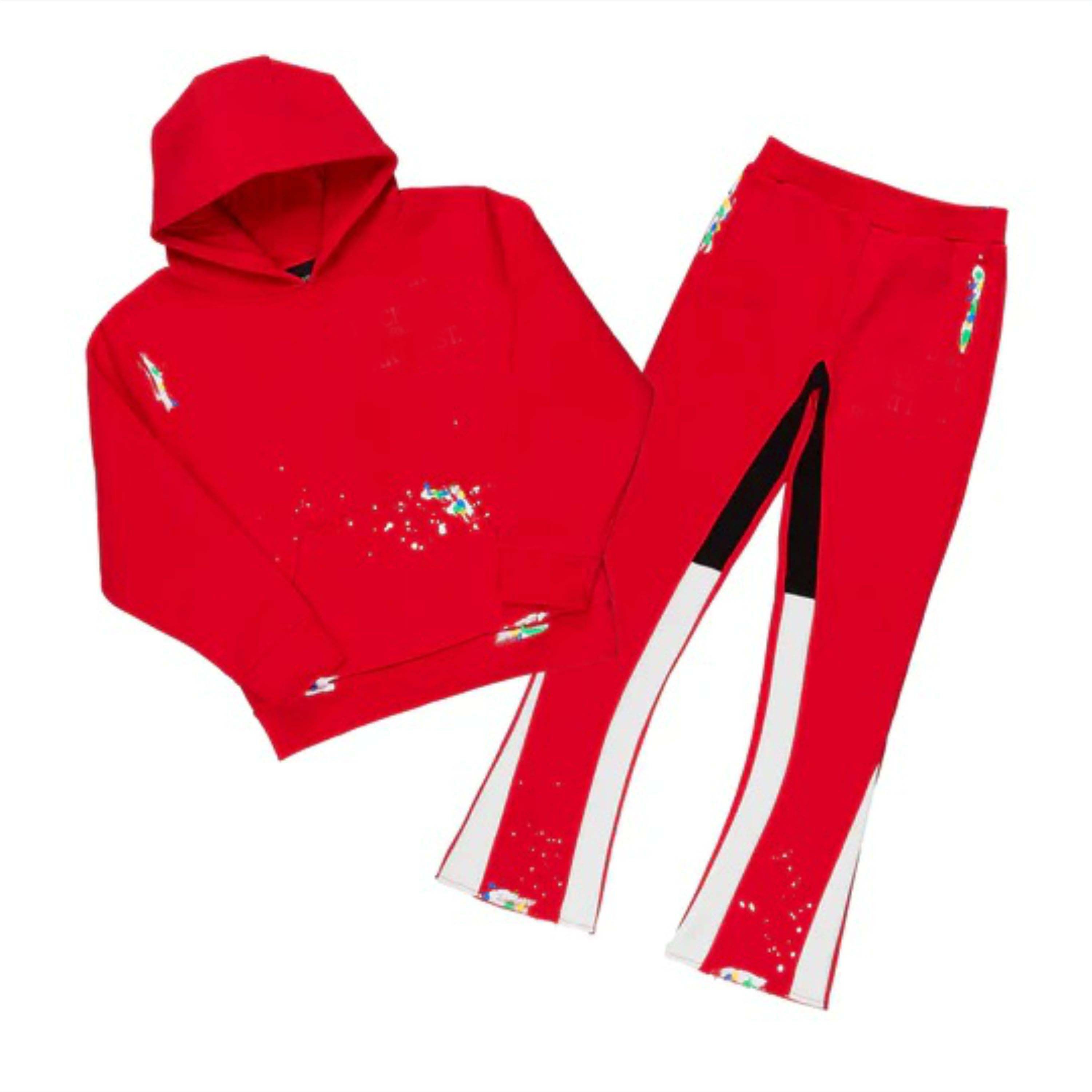 Premium Quality Kids Stacked Tracksuit - Fashionable Hoodie and Jogger Set for Children - Ideal for Everyday Comfort and Style