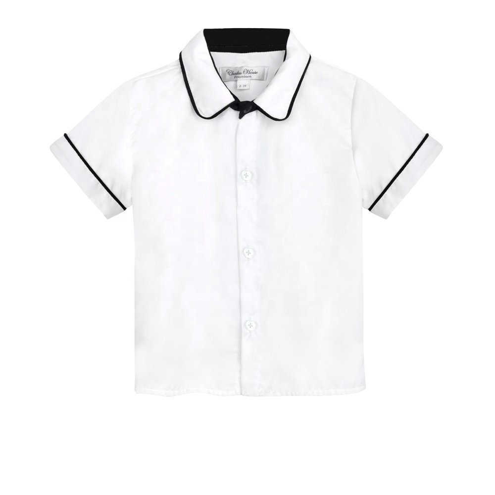 Baby Boy Clothing Set 3 Pieces Outfits Short Sleeves Shirt UK Style Black Short Shoulder 2 Pants Special Occasion - Paul 2 Set