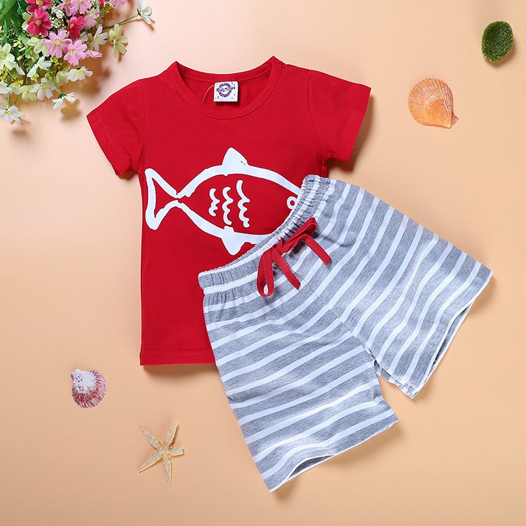 0-7 years 2pcs baby boy clothes set 2021 boutique casual children kids summer clothing