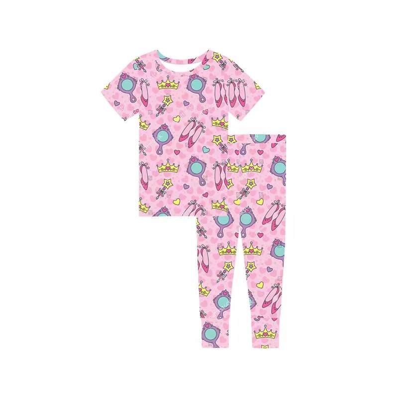 custom 100% bamboo fiber baby suit set short sleeves toddler boys clothing sets summer toddlers clothing sets for girls