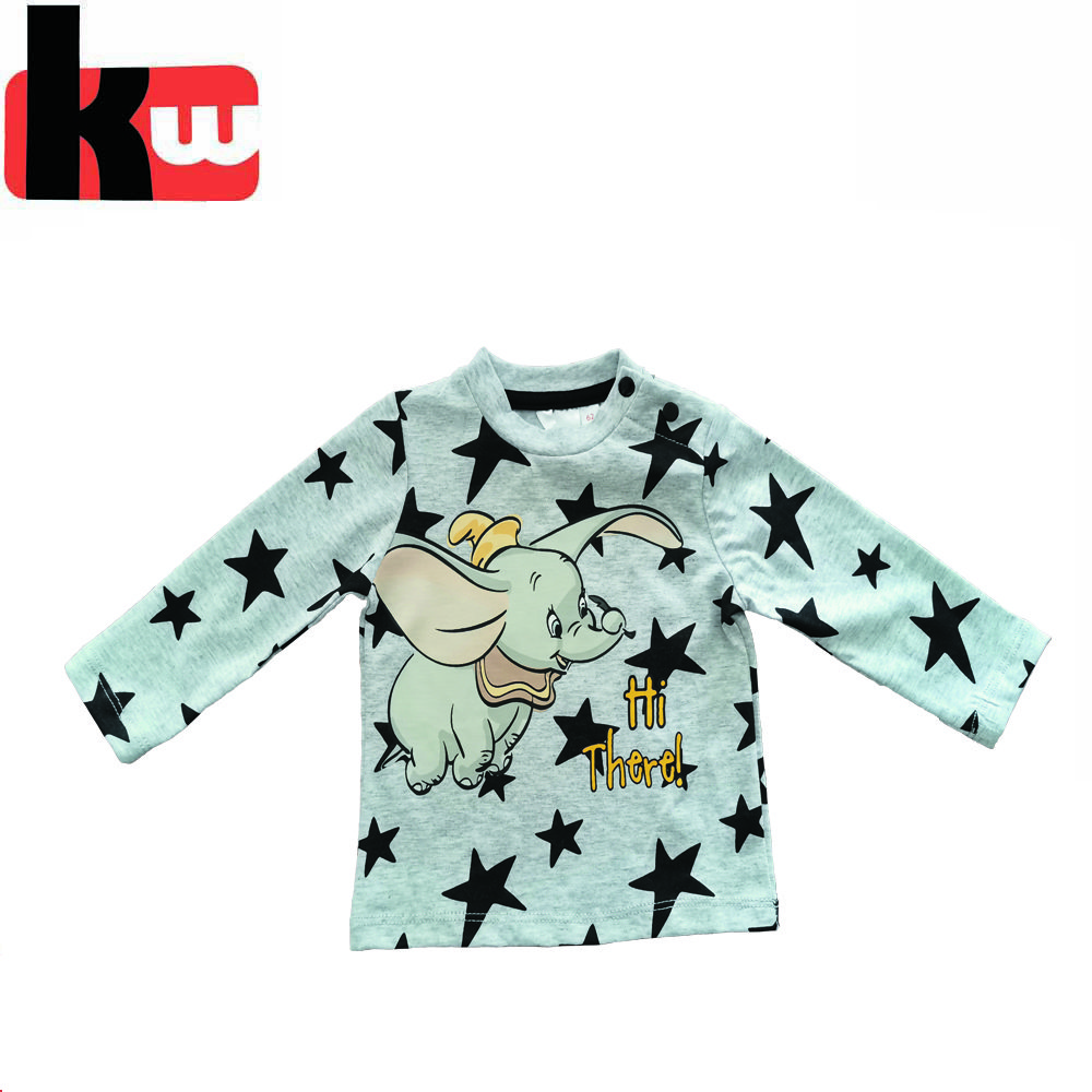 Comfortable Baby Set Dumbo Cartoon Printing Baby Clothing Sets Kids Clothing Sets Boys Full Casual OEM Service BSCI Soft Shell