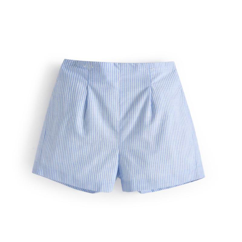 Custom Summer Kids Clothing Set Blue Stripe Cotton Tops Shorts Pants Spanish Baby Boy Clothes Brother Matching Outfits