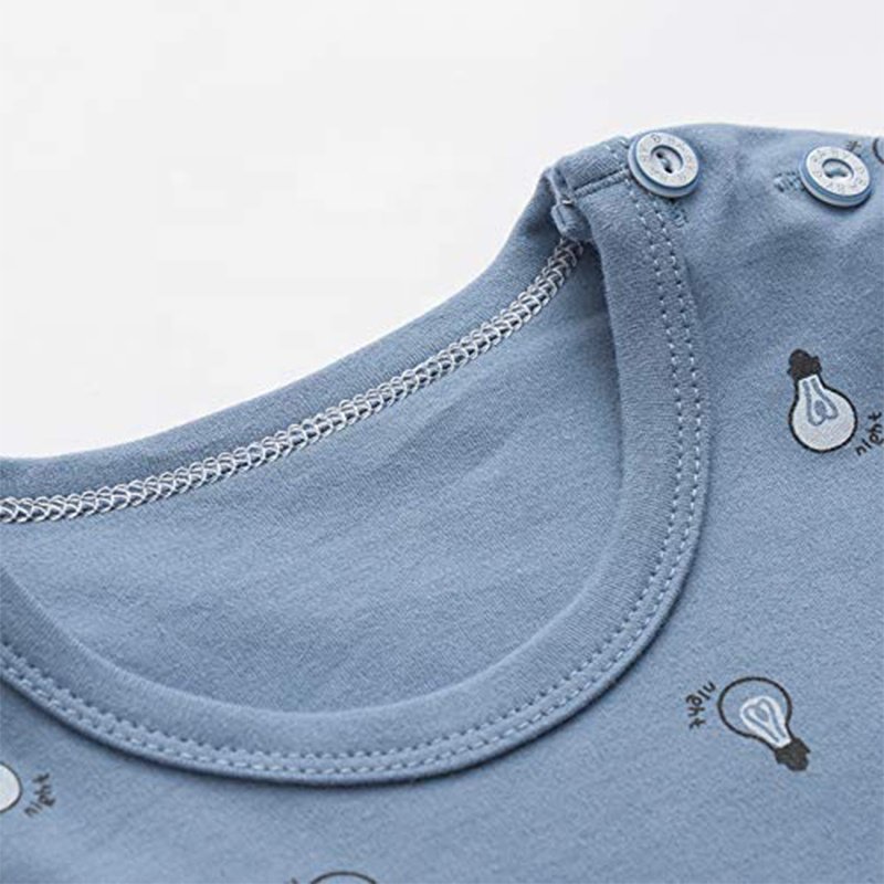 Toddler Baby Boys Clothing Sets Organic Cotton Nightgown Girls Sleepwear High Waist Pants Pajama Set Fall Winter Clothes