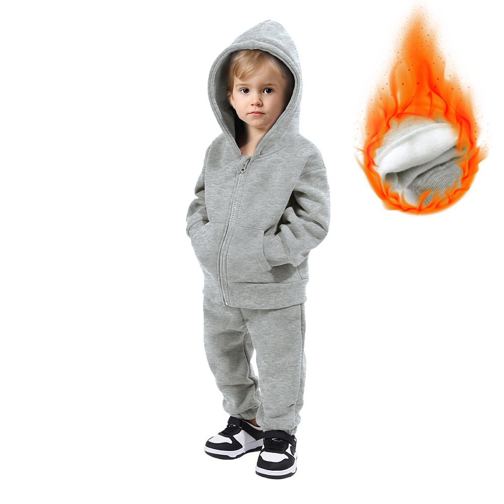 High quality sweatsuit for kids casual kids sweatsuits unisex 2 piece set kids clothes children's tracksuit sets