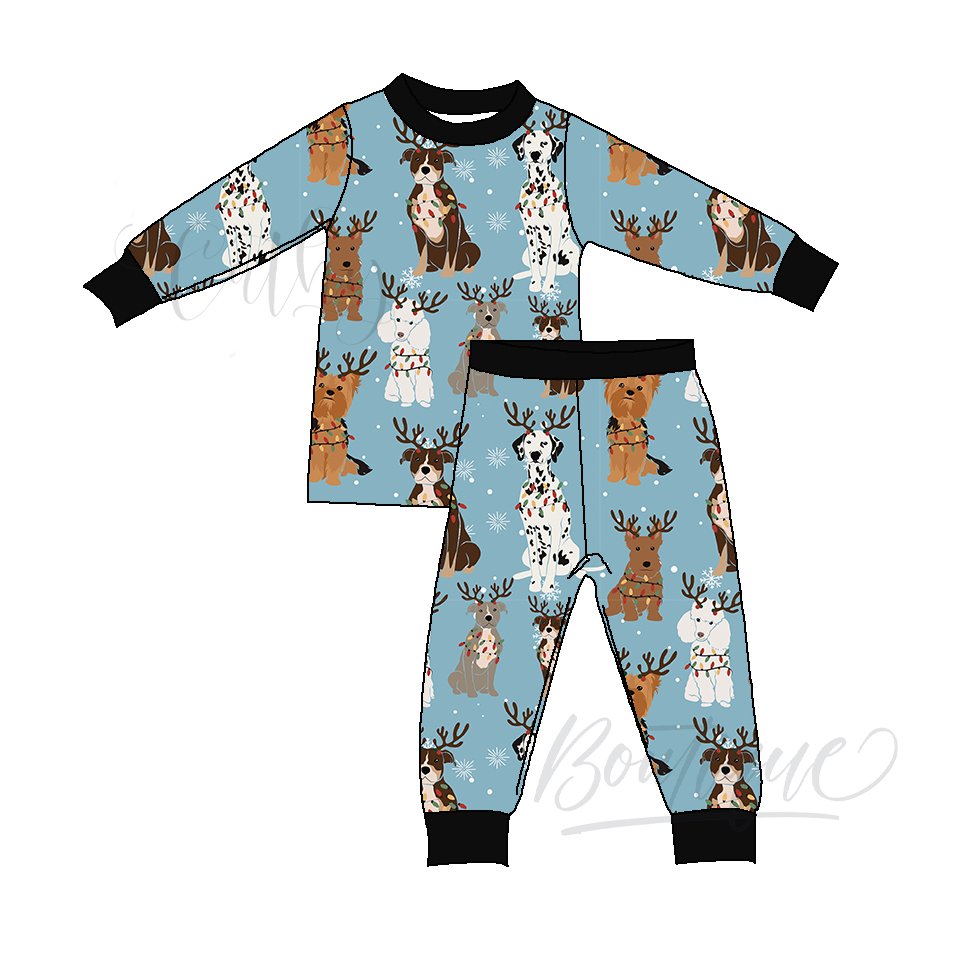 Custom Tight Toddler Boys Clothing Set Baby Boys girls Pajamas Set Kids Thanksgiving Clothes Set
