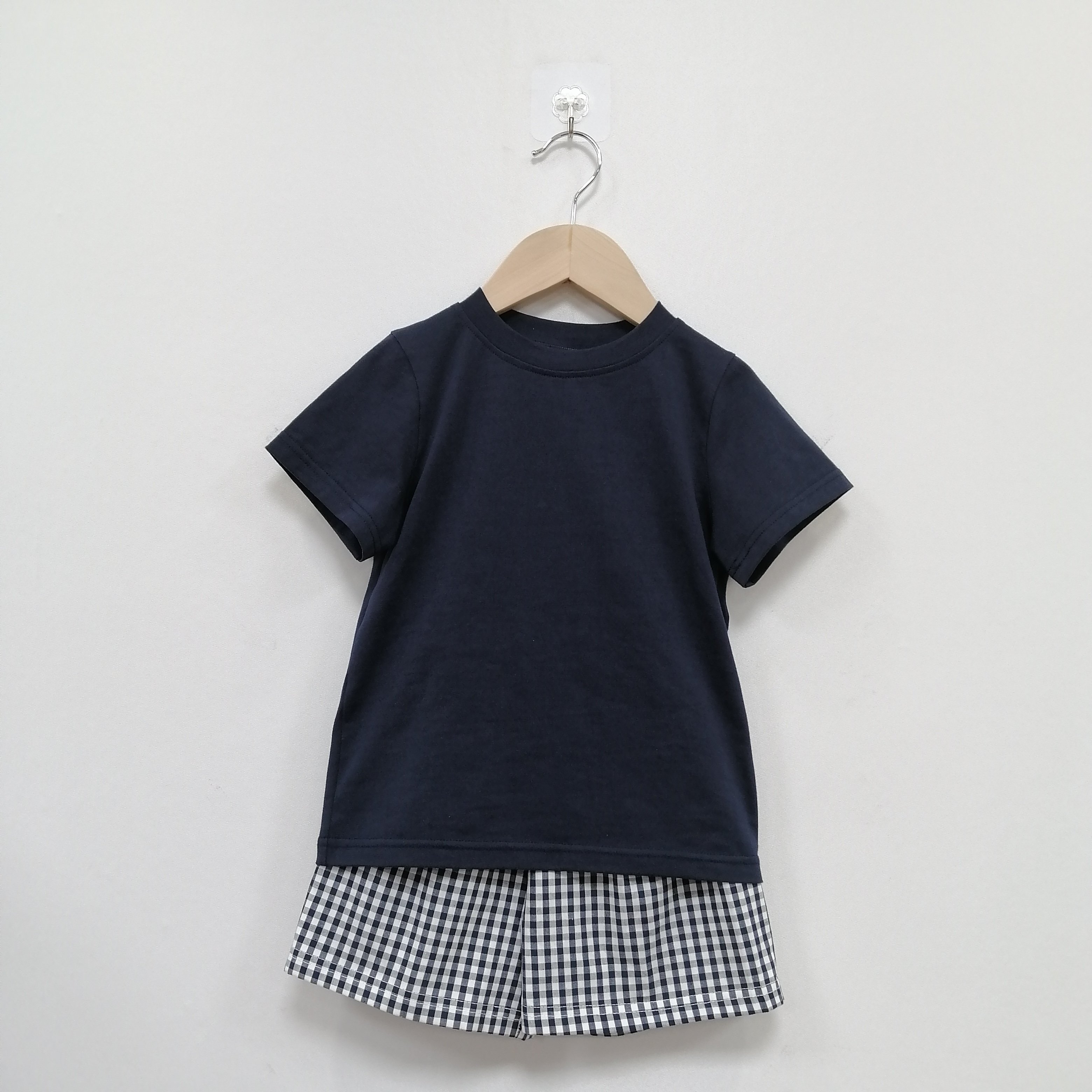 Boyis New Arrival short sleeve applique kids boys spring fall boutique clothing set