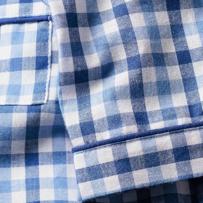 Summer Children Pajamas Casual Boy Home Clothes Classic Plaid Baby Boys Pyjama Two-Piece Set Wholesale High Quality Sleepwear