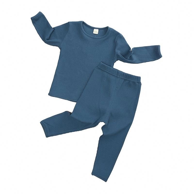 Autumn Infant winter solid color sweater newborn kid cotton pullover baby boy clothing sets children s clothes