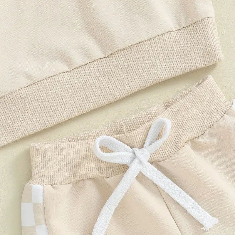 Bamboo cotton kids sweatsuit sets children's tracksuits kids Boys clothing sets custom jogger set kids children's clothes