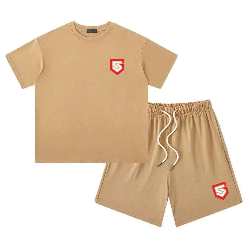 Children's Clothing Kids Boys Summer Casual Outfit Short-sleeved Plain Clothes bulk 2 pieces set