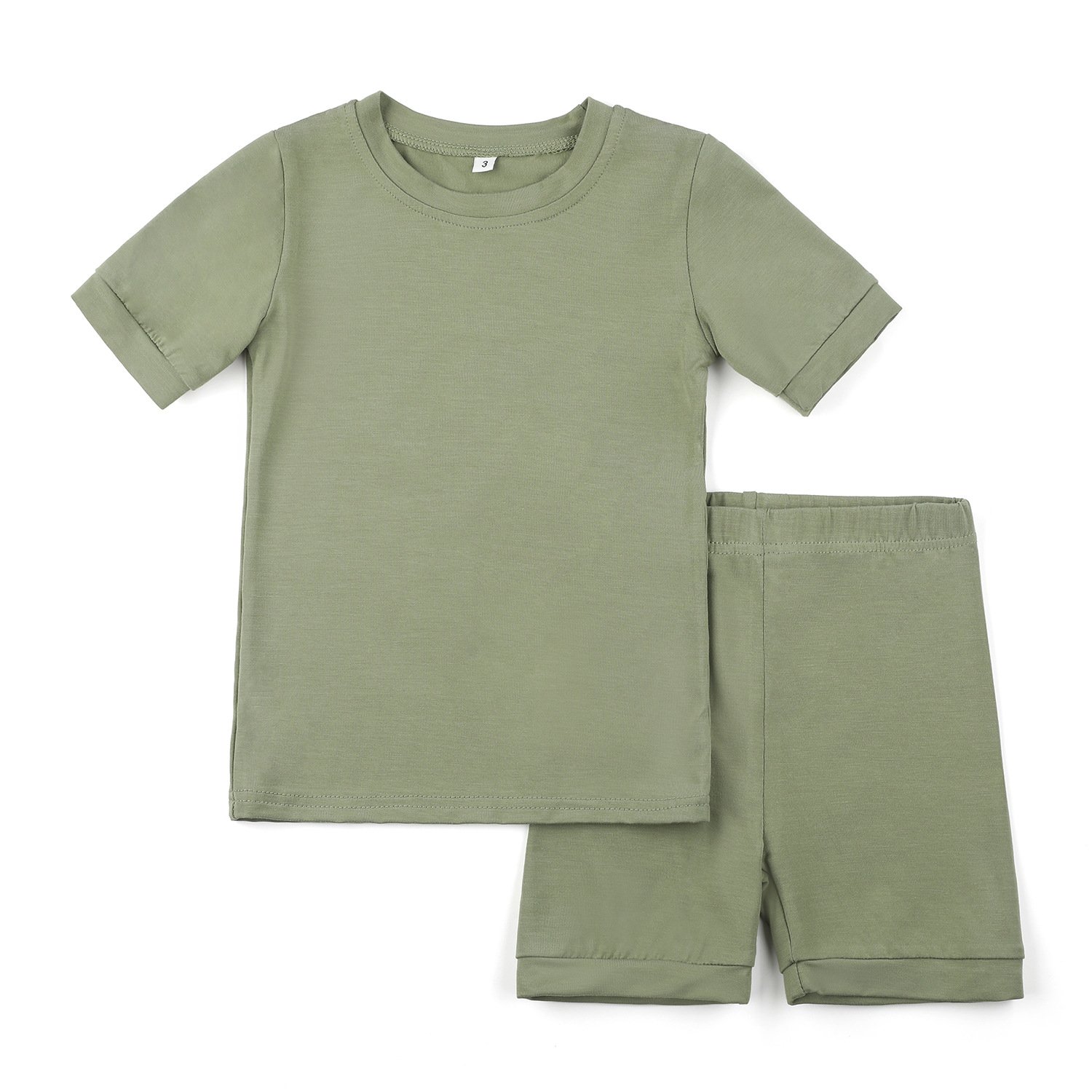 Summer Customized Baby Boys Outfit Two Piece Kids Set Casual Baby T shirt And Short