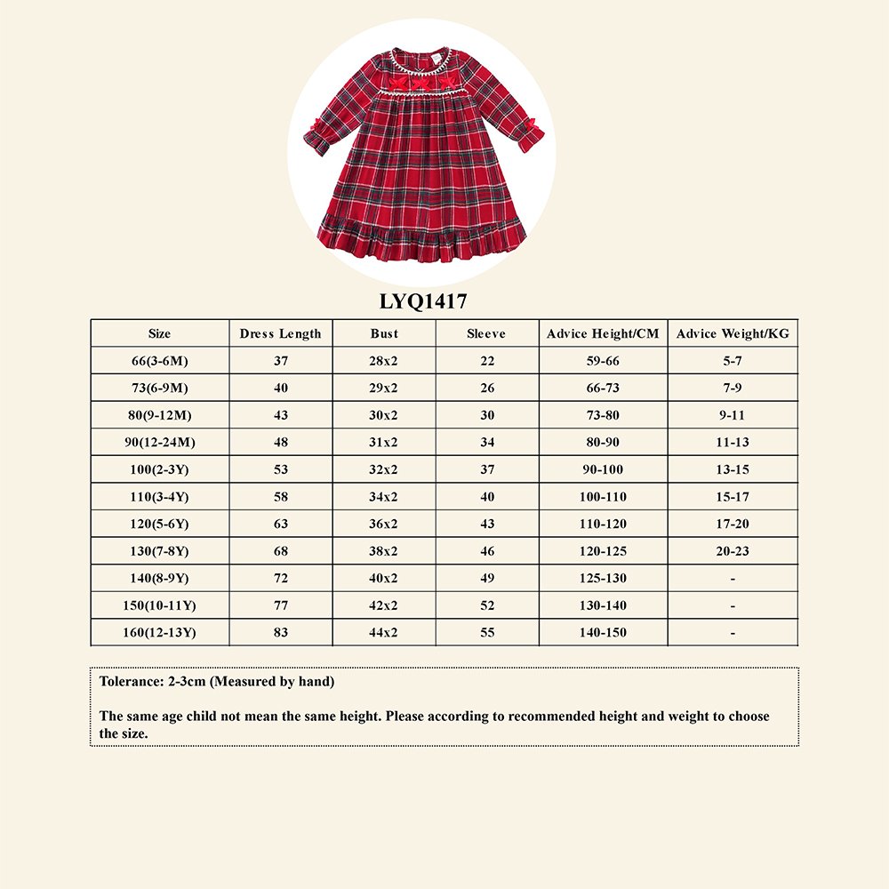 kids button up Christmas pajamas set 2024 cotton red gingham girls ruffles dresses long sleeve check children pajamas wholesale
