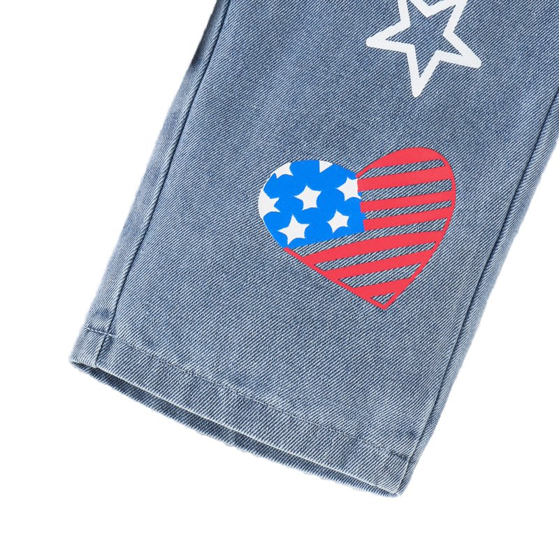 Cartoon girls Jeans sets Kids Clothing Casual Baby sets Denim Infant Trousers Boy Children Pants Boy Jean sleeveless tshirt suit
