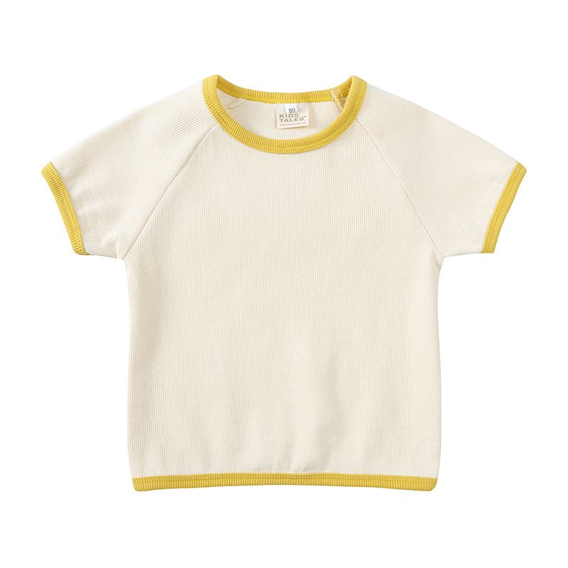 Summer New Custom Short Sleeve Shorts Casual Solid Suit Kids Sets 2 Pieces T Shirt Short Sets Kids Boys Girls Short Sets