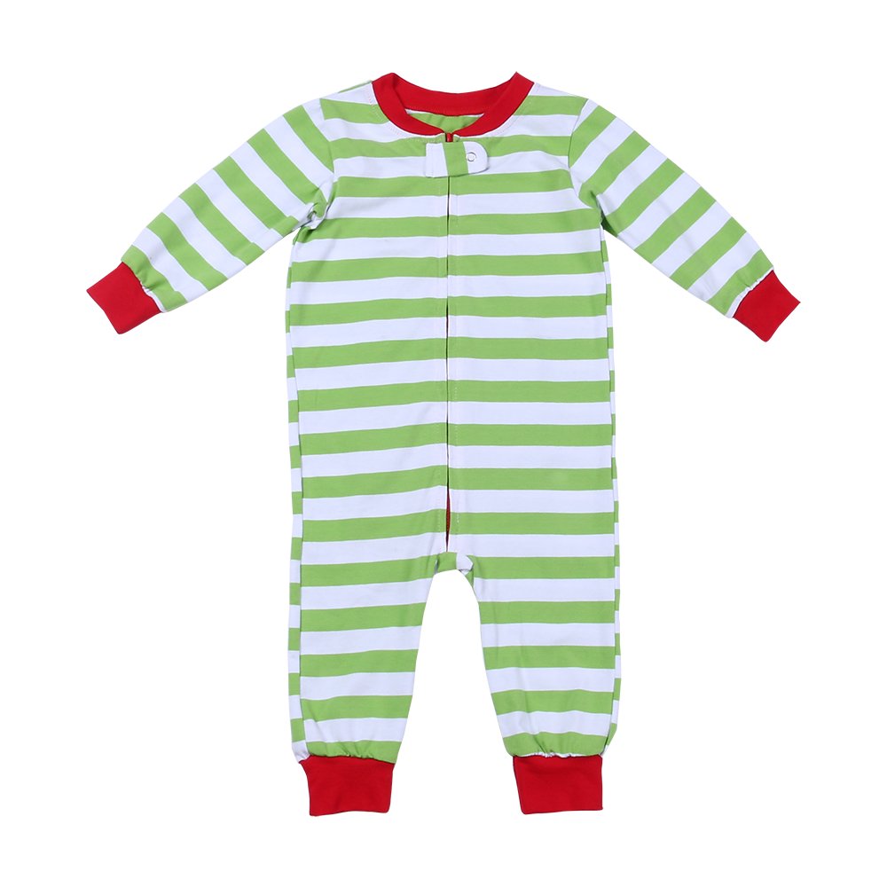 Newborn Baby Clothes Zipper Butt Flap Onesie Pajamas Striped Cottontoddler Boy Fall Winer Coming Home Outfit Christmas Romper