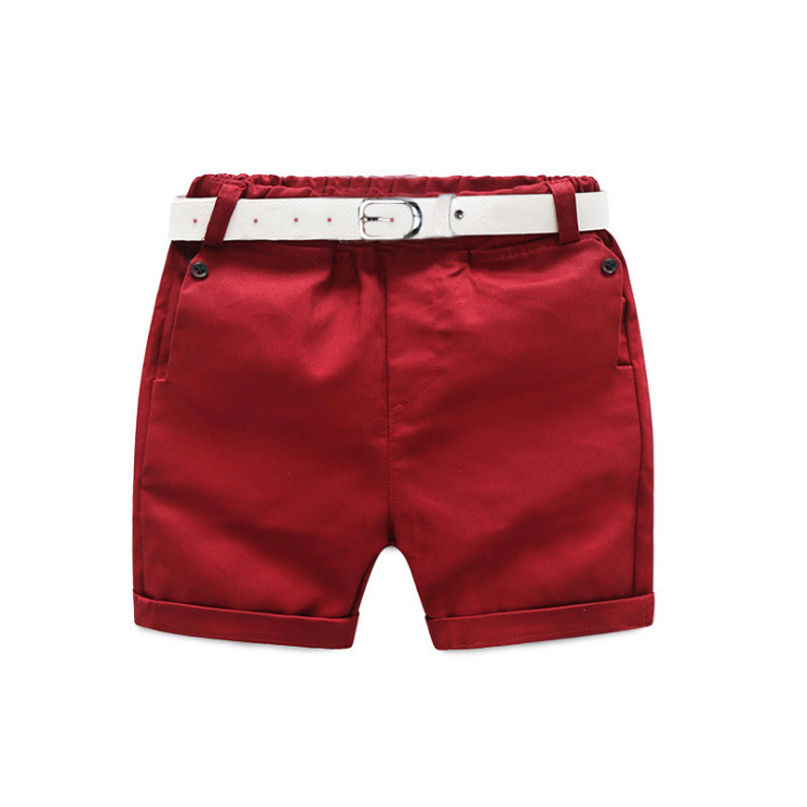2pcs kids printing T-shirt clothing set boys clothing sets shirts summer baby pants kids short pants and T-shirt with bow