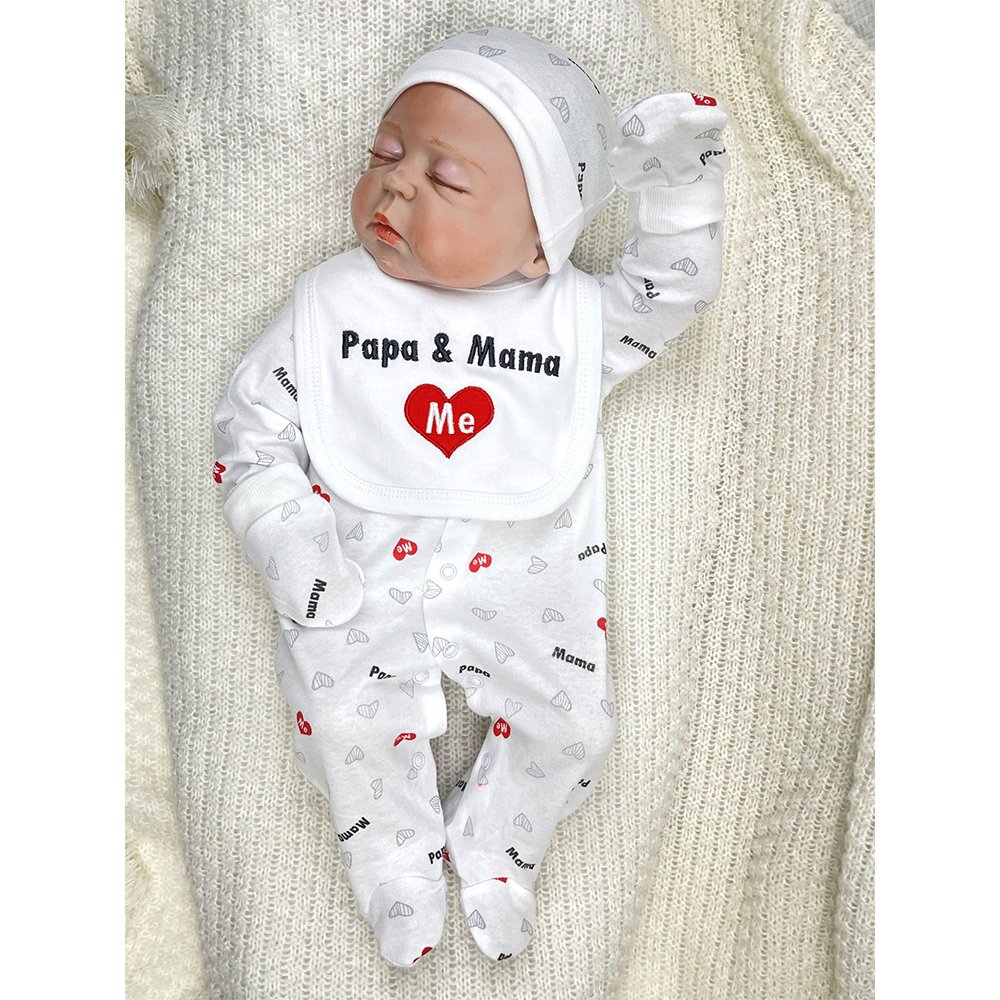 Retail Factory Hot Sales 0-9m Newborn Baby Girls Boysclothes Cotton Toddler Rompers Infant Gloves Hat Bib Pants 5pcs Sets