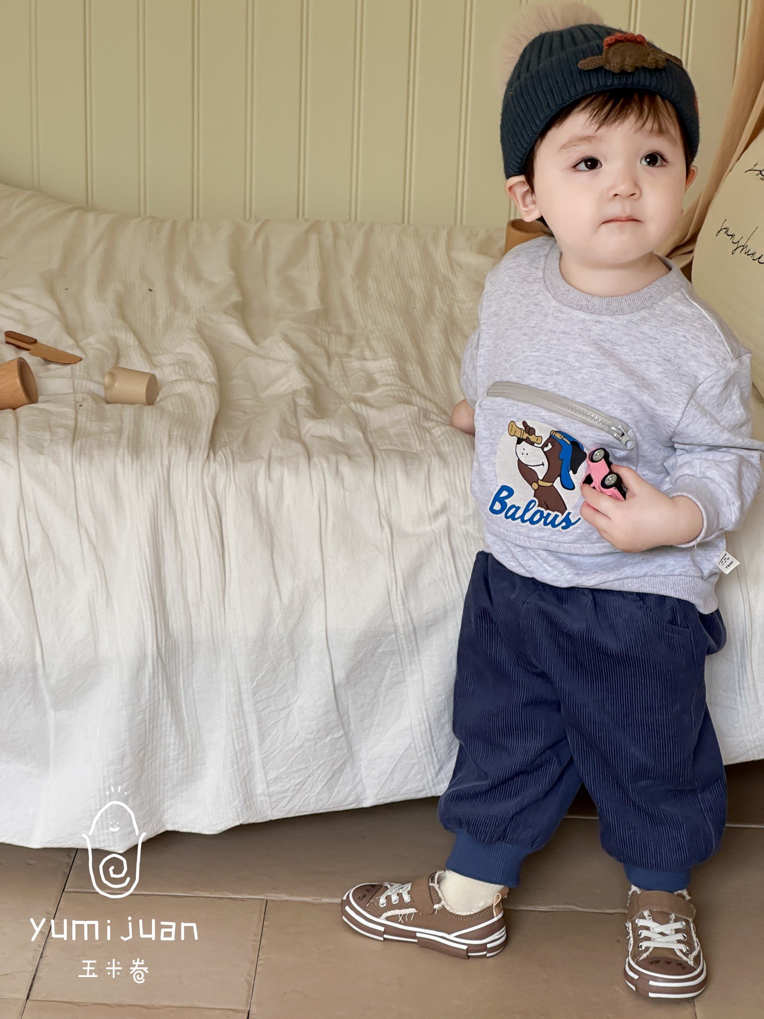 2024 Fashion Long-sleeved Set Handsome Kids Baby Boys Cartoon Casual Two Piece Sports Clothing Sets