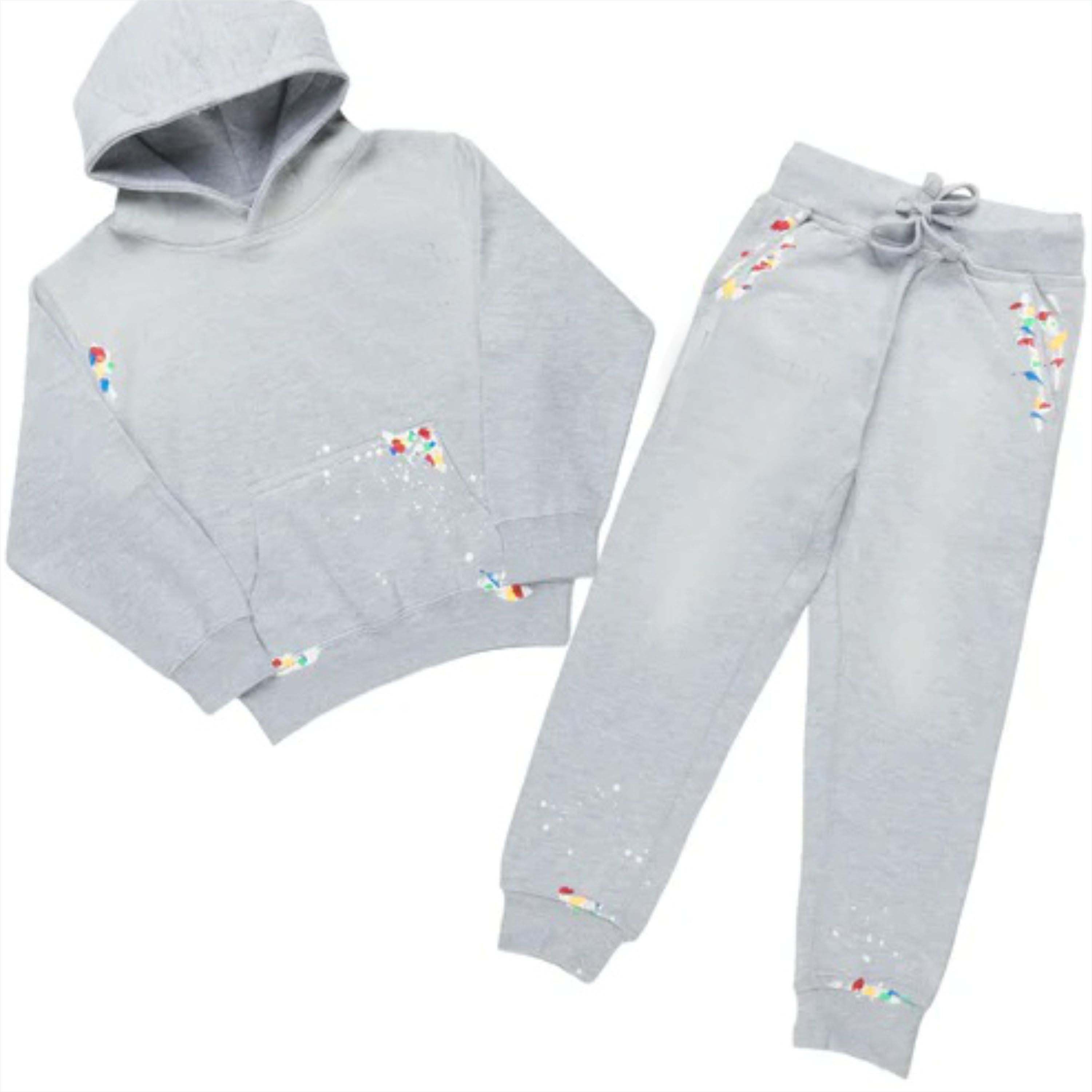 Stylish and Cozy Kids Stacked Tracksuit - Perfect Two-Piece Set for Boys and Girls - Ideal for Casual and Athletic Wear