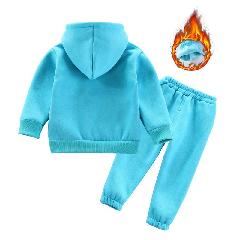 Custom Factory Infant Baby Clothes 2 Piece Toddler Kids Unisex Hoodie And Jogger Set Sweatpants Kids Tracksuits Sweatsuit Sets