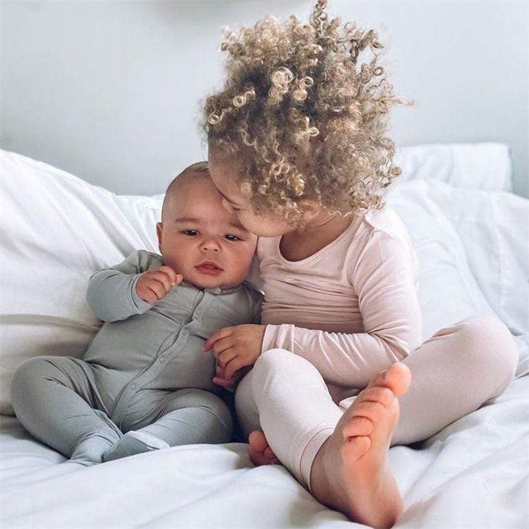 Summer Comfortable Bamboo Spandex Kids Pajamas Baby Boy Girl Clothing Two-Piece Sets Baby Clothes