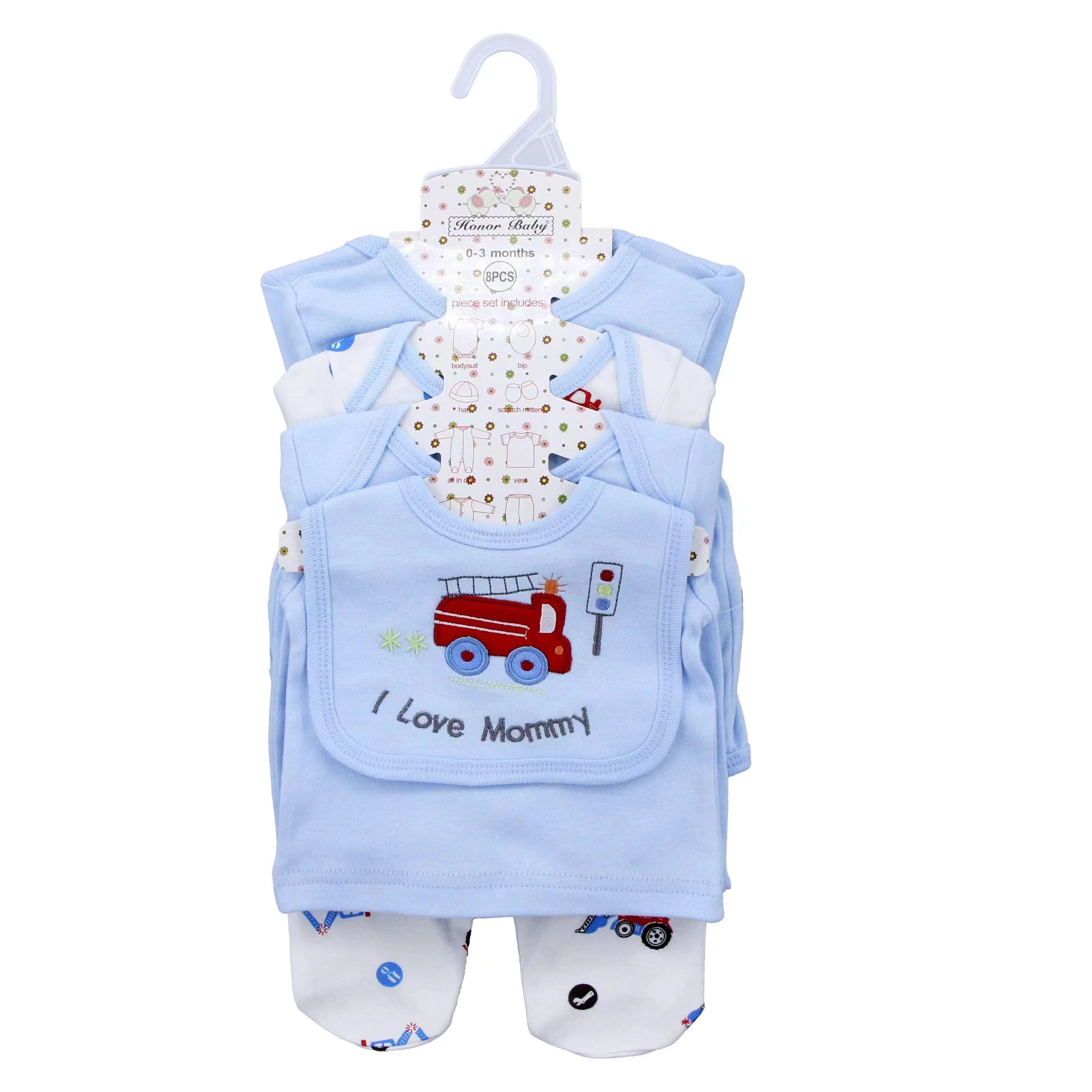 Wholesale Cotton New Born Clothing Sets Baby Girl Clothes 0-3 Month Baby Boy Clothes Baby Clothes For Newborn