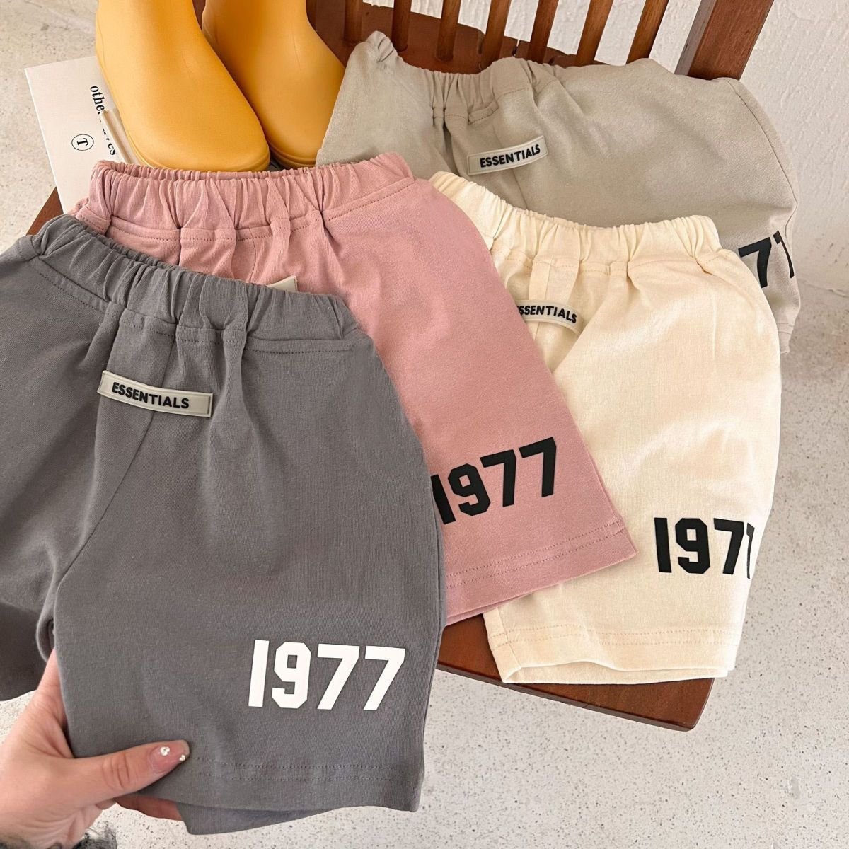 Baby Girl Boy Clothes Set 12-18 Months 1977 Short Sleeve Tshirt+Short 2 Piece Child Outfits Summer Sets for Kids