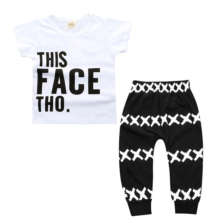 Ins Kids Clothes Sets Teen Boys Fashion Clothes Kids Clothing Set