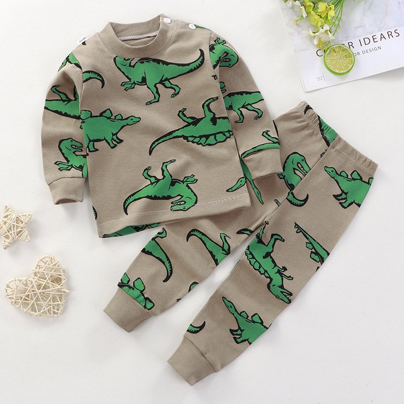 New Children's Cotton Underwear Set Boys Girls Infant Pajamas Home Clothing Wholesale