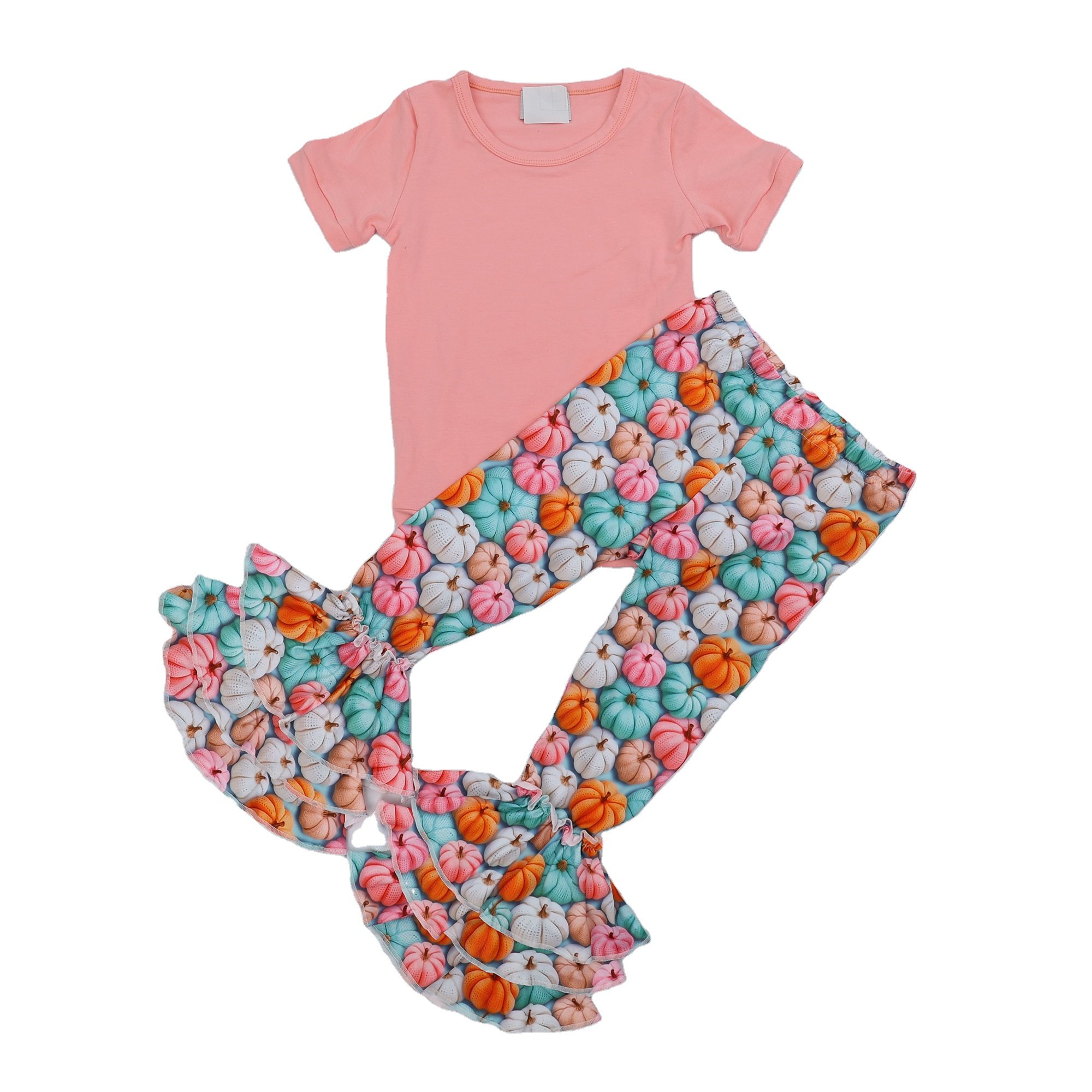 Qingli OEM Stylish Tween Girls Clothing Sets Winter Set For Girls Bamboo Waffle Milk Silk