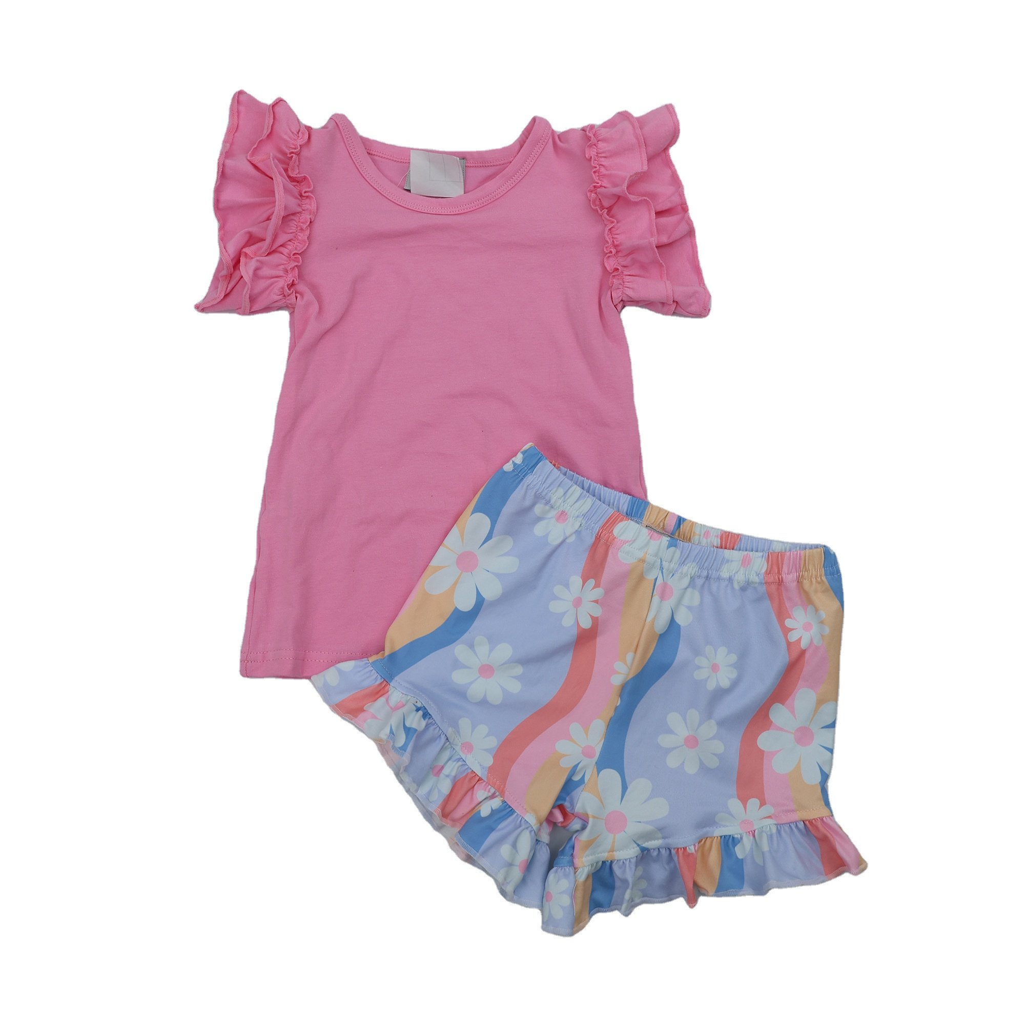 Qingli OEM Stylish Tween Girls Clothing Sets Winter Set For Girls Bamboo Waffle Milk Silk