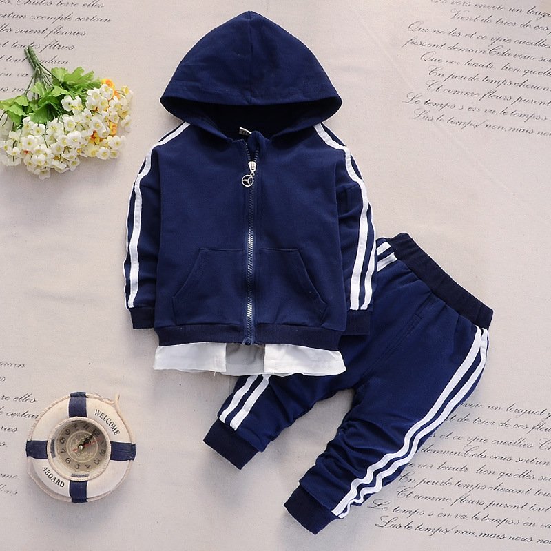 Random Kids Hoodies Clothes 2pcs Baby Boy Outfits Cotton Shirt + Pants Toddlers Boys Clothes Children Suits Boy Clothes sets