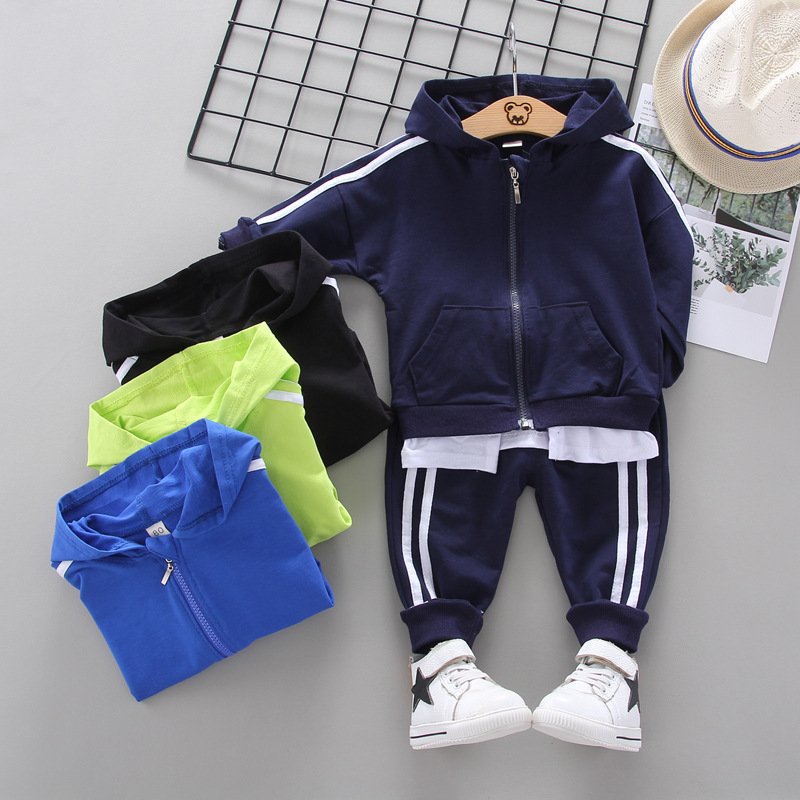Random Kids Hoodies Clothes 2pcs Baby Boy Outfits Cotton Shirt + Pants Toddlers Boys Clothes Children Suits Boy Clothes sets