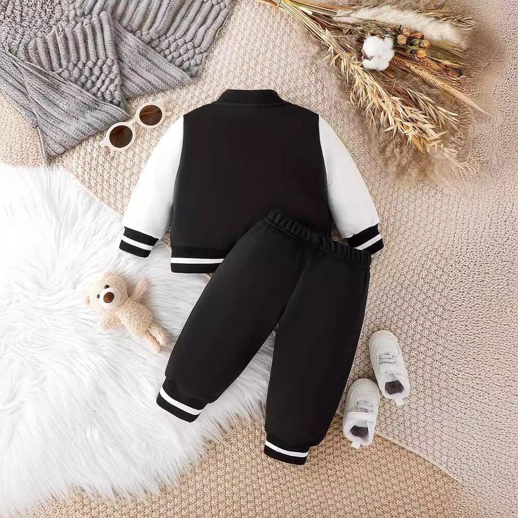 New Wholesale Autumn Spring 2pcs Outwear Suit Casual Clothing Sets for Boys KIds