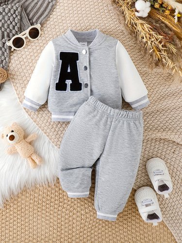 New Wholesale Autumn Spring 2pcs Outwear Suit Casual Clothing Sets for Boys KIds