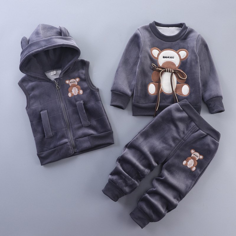 TZ1021 Boys Spring Clothing Set 3 Pcs Baby Girl Winter Clothes Set baby boy clothing sets 0 to 1 year