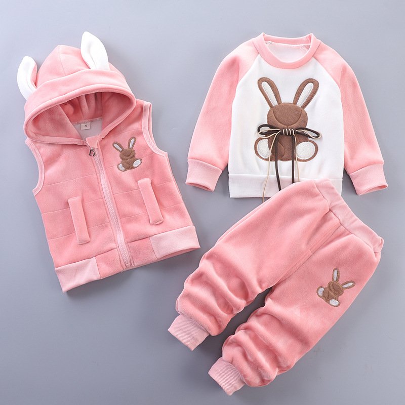 TZ1021 Boys Spring Clothing Set 3 Pcs Baby Girl Winter Clothes Set baby boy clothing sets 0 to 1 year
