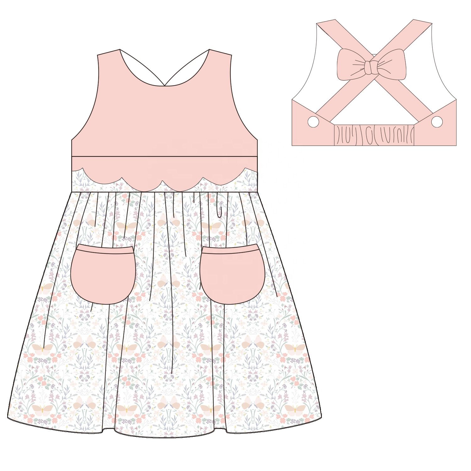 Summer Boutique cute baby boy clothing shorts knit cotton Baby Girls Clothing Sets