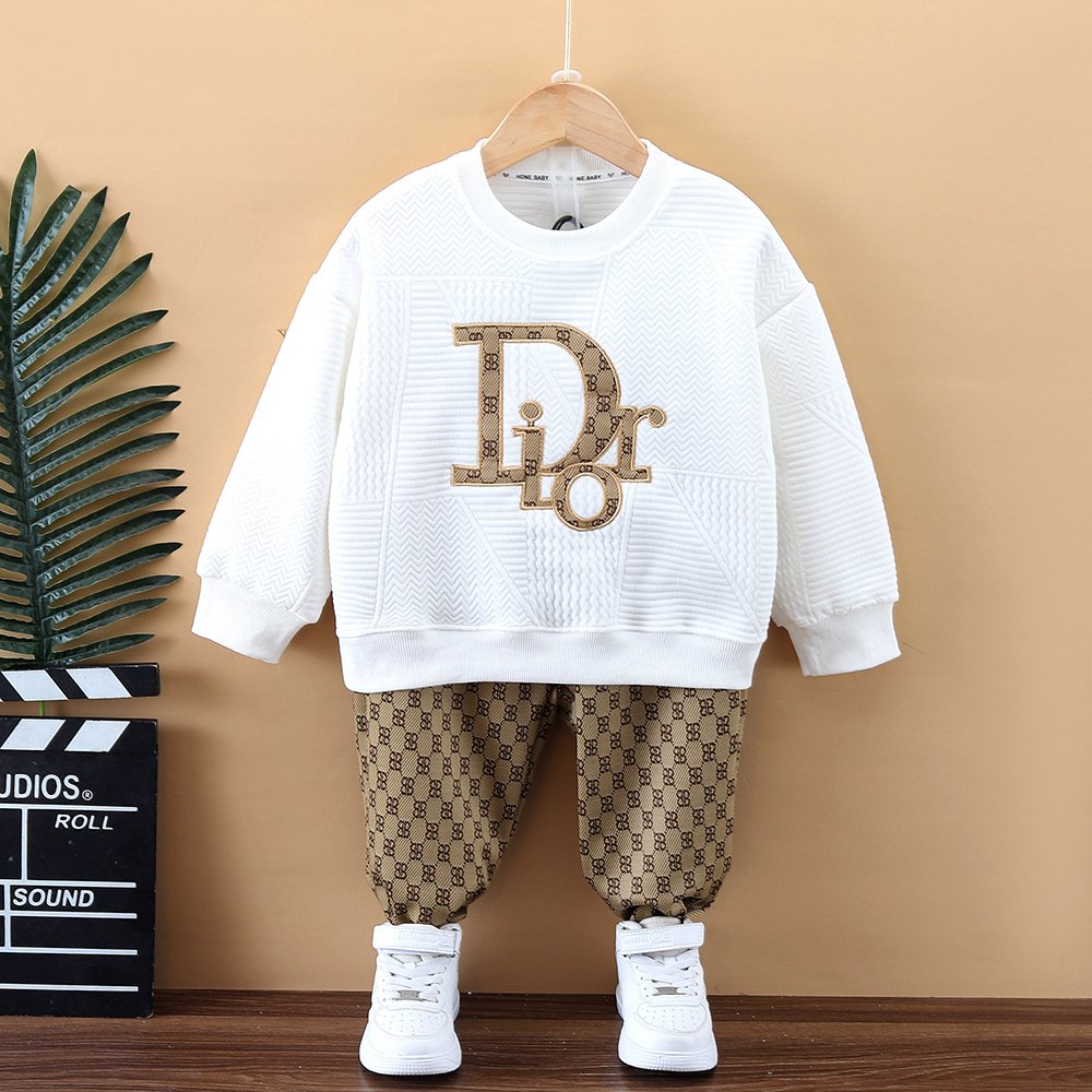 Children clothing boys suits autumn clothing new styles spring and autumn fashionable and cool sports sweater suits