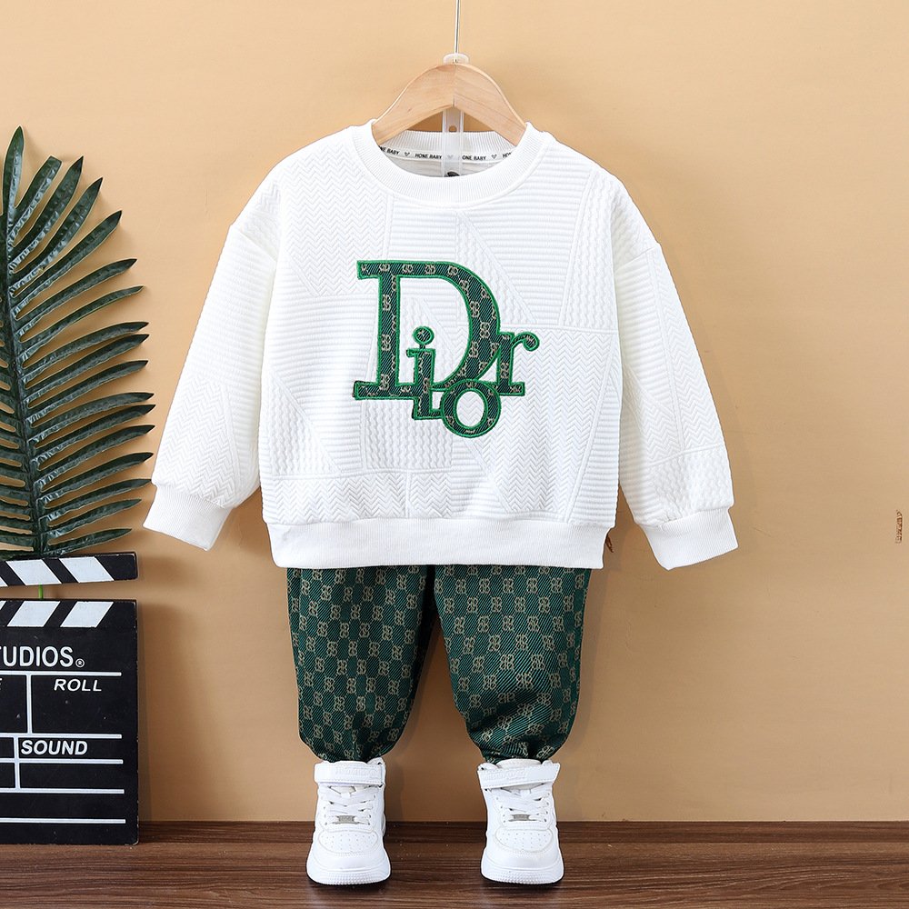 Children clothing boys suits autumn clothing new styles spring and autumn fashionable and cool sports sweater suits