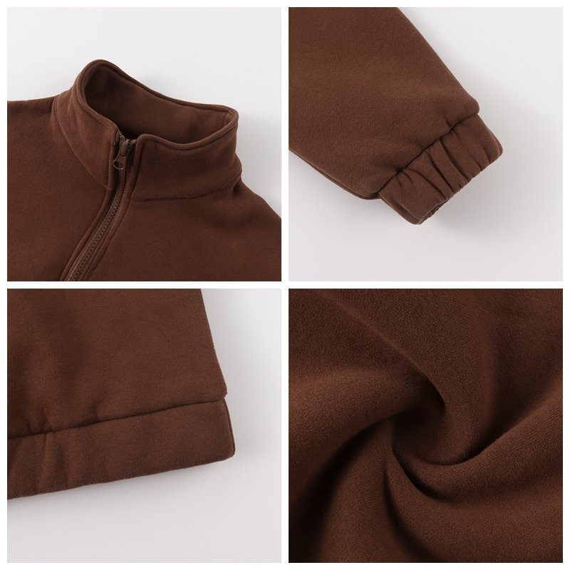 OEM Custom Logo Children Sweatsuits Boys And Girls Fleece Zip Sweatshirt Joggers Outfit Kid Tracksuits Clothing Set
