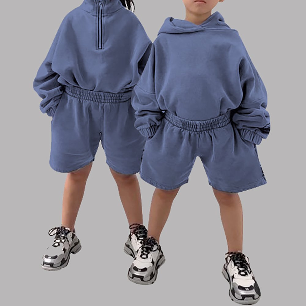 Kids Clothing Sets Children Tracksuit Boys Girls Solid Color Hoodie Long Sleeve Sports Two Piece Unisex teen tracksuits sets